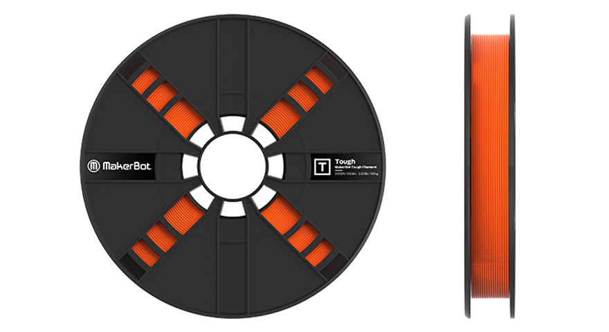 MakerBot Tough Filament Safety Orange Large (.9kg, 2lb)