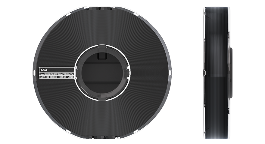 MakerBot METHOD X ASA Filament Black (.65kg, 1.43lb)