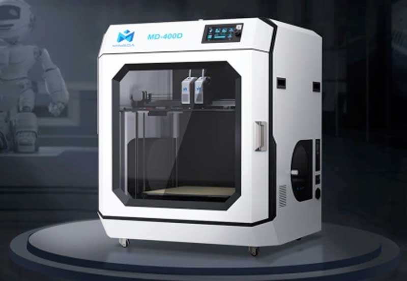 MINGDA MD-400D 400x400x400mm ( 5X Fast Speed IDEX Industrial 3d printer )